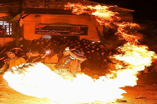 Ritual kotrljanja polke, drugačiji oblik žalosti za stanovnike Šišavana u žalosti za Imamom Huseinom