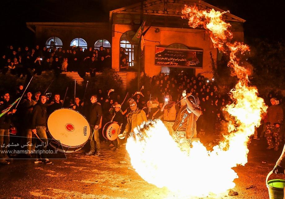 Ritual kotrljanja polke, drugačiji oblik žalosti za stanovnike Šišavana u žalosti za Imamom Huseinom