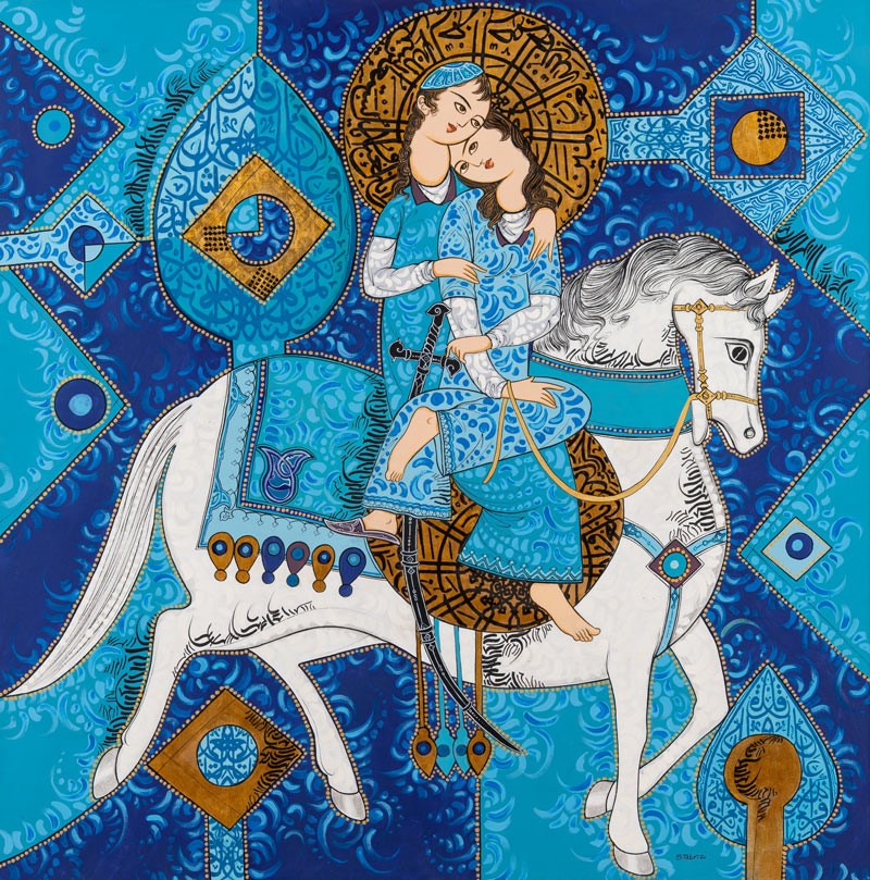 نقاشی ایرانی؛ ترنم موزون رنگ‌‌‌‌ و نقش بر بوم سپید